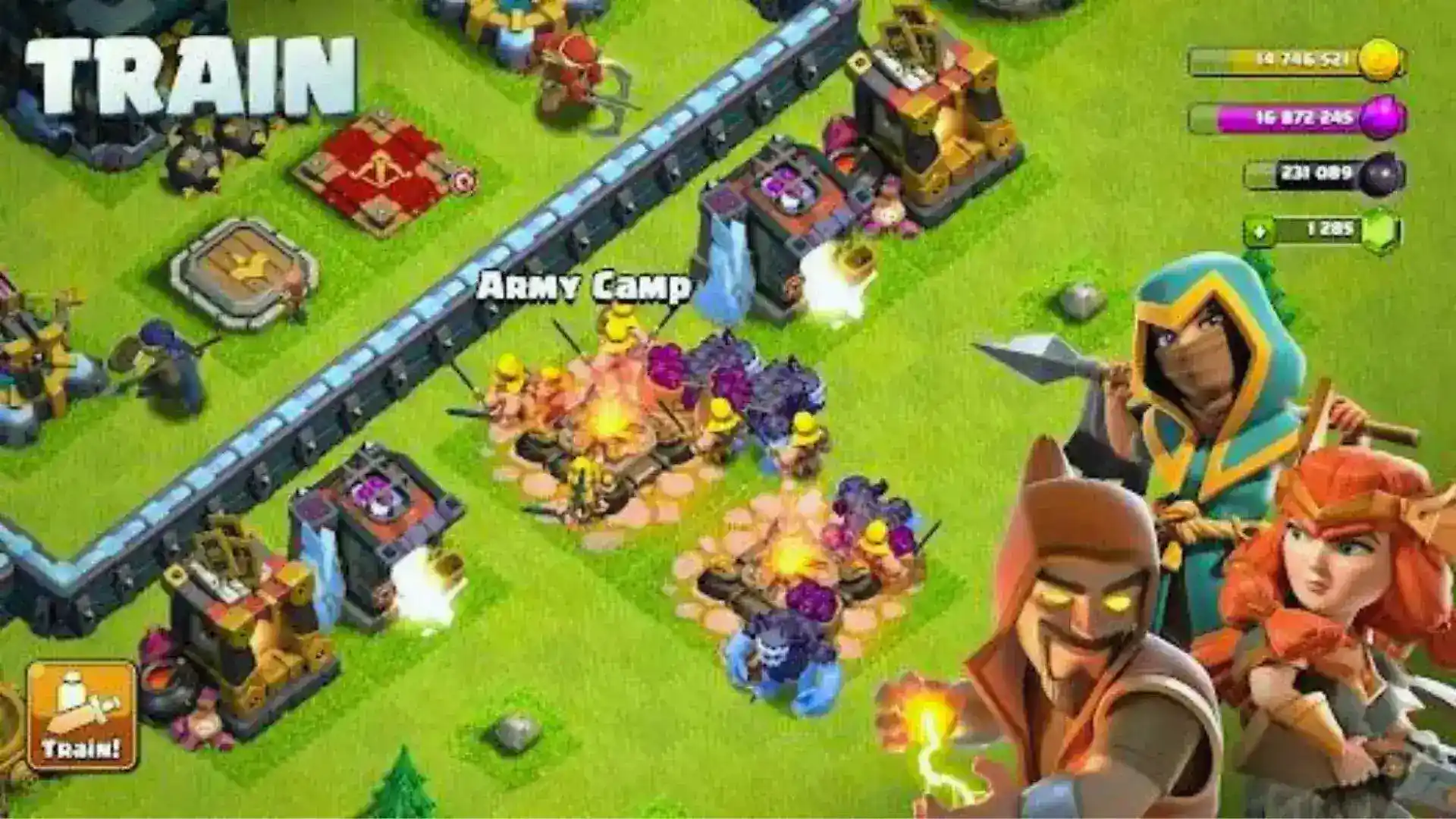 Train in Clash of Clans